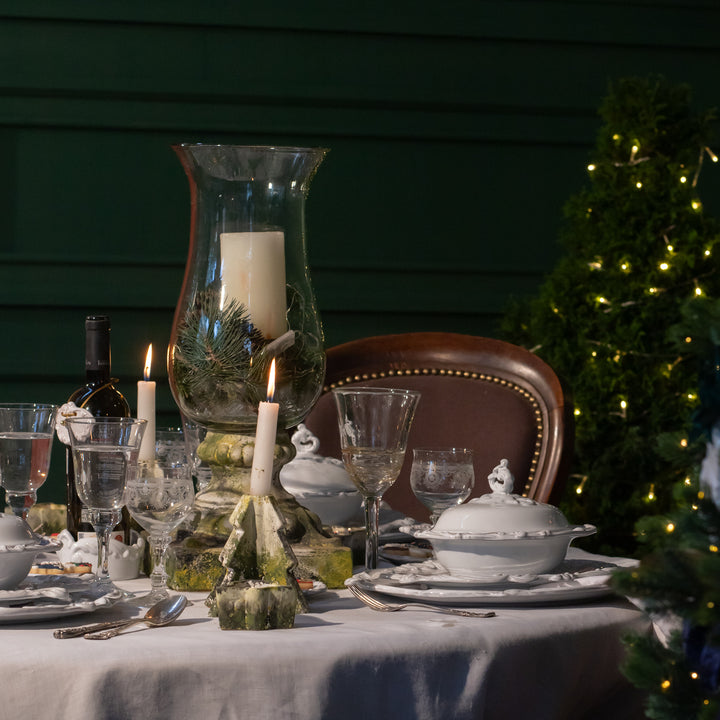 HURRICANE CANDLESTICK 54CM AL