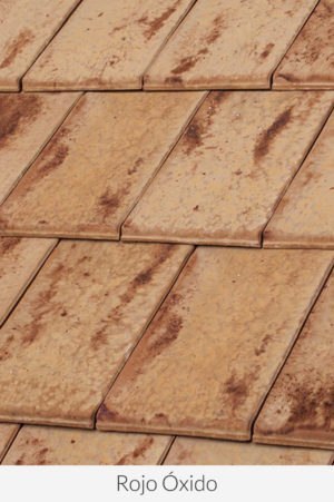 Teja plana etrusca Rojo óxido | Trinitate
