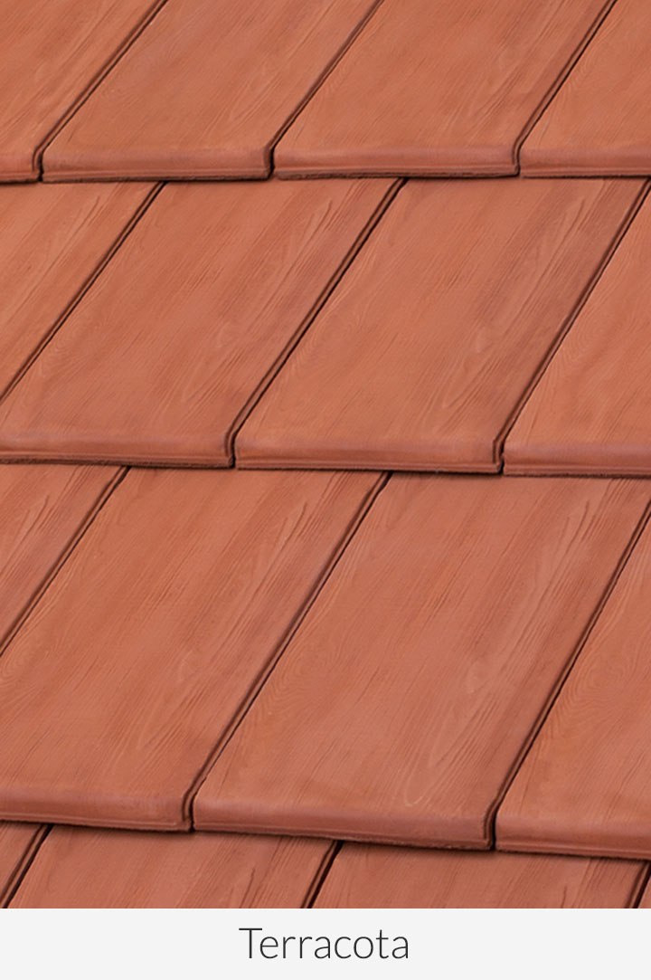Teja plana madera Terracota | Trinitate