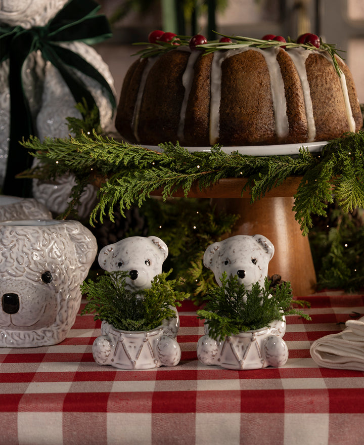 SET MACETA OSO SINFOROSO IMAN 9.5CM AL 6.6CM L 5.3CM AN