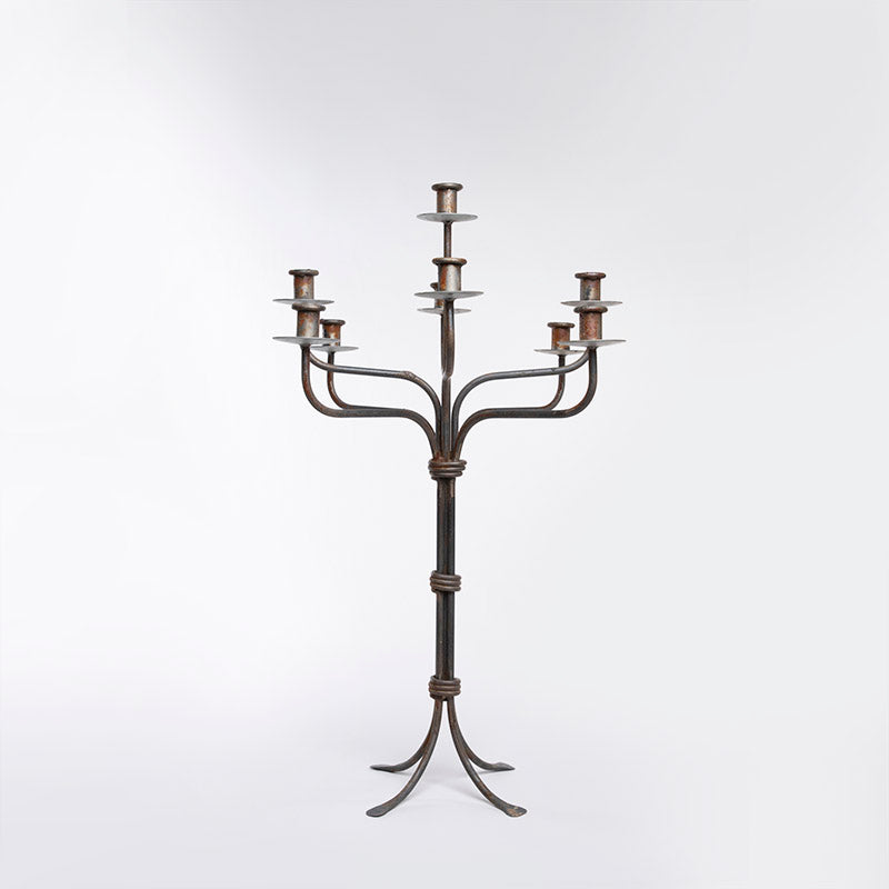 CANDELABRO METAL DE MESA 9 VELAS 75CM AL | Trinitate