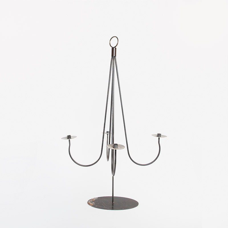 CANDELABRO HOLANDES - METAL NATURAL LAQUEADO | Trinitate