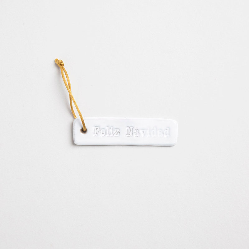 ETIQUETA FELIZ NAVIDAD 2CM AL  9.5CM L | Trinitate