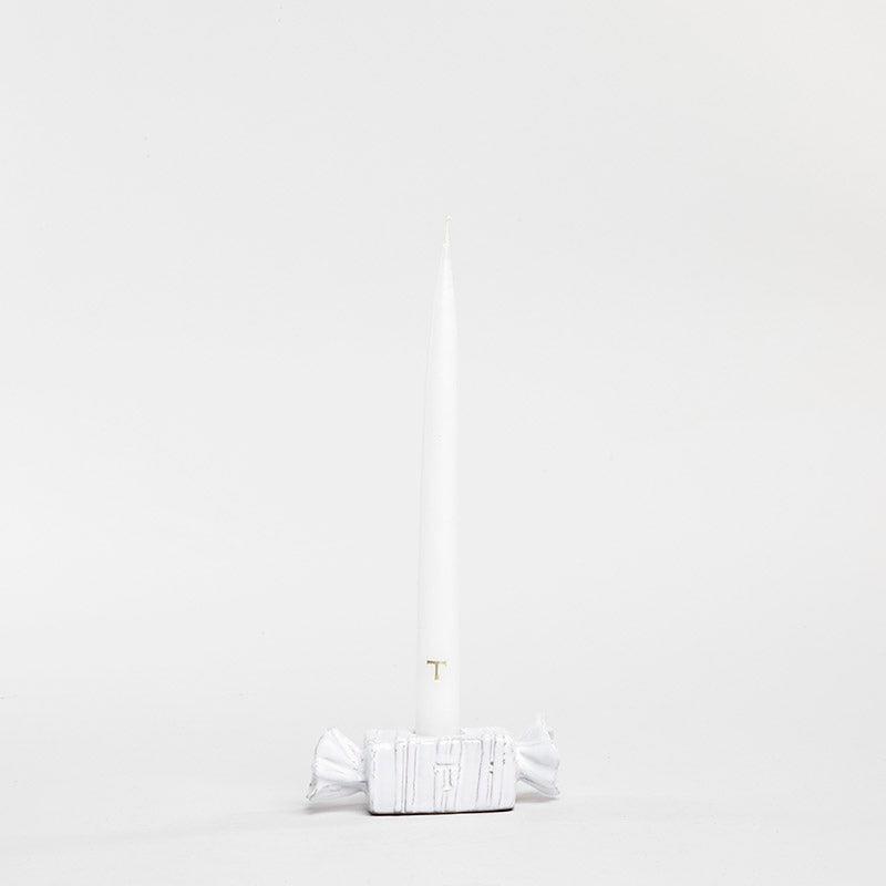 CANDELABRO DULCE RECTANGULAR C/VELA 29CM AL 13CM L 5.5CM AN | Trinitate