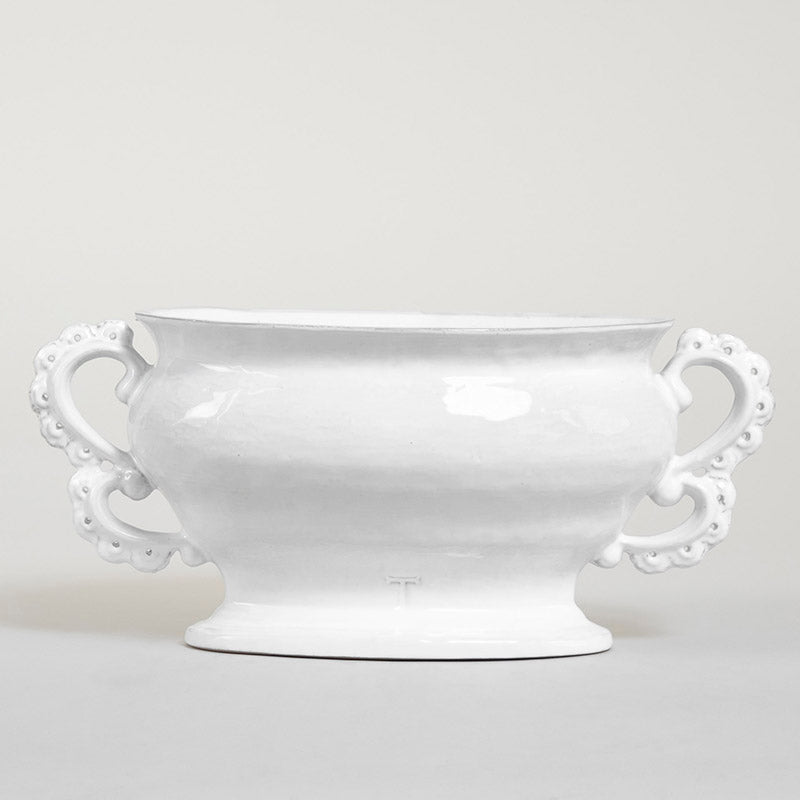 FLORERO OVALADO CALIOPE 17.5CM AL 39CM L 18CM AN | Trinitate