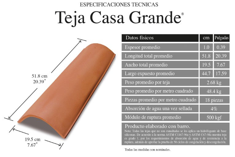 Teja casa Grande Feldespar | Trinitate